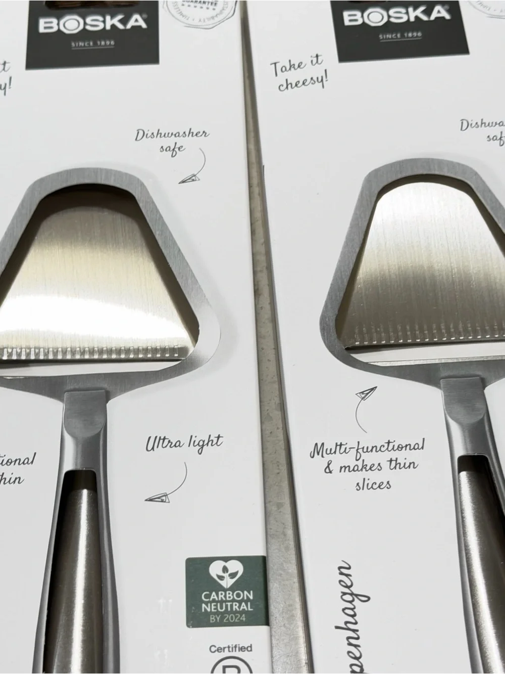 Stainless Steel Cheese Slicer - Silver